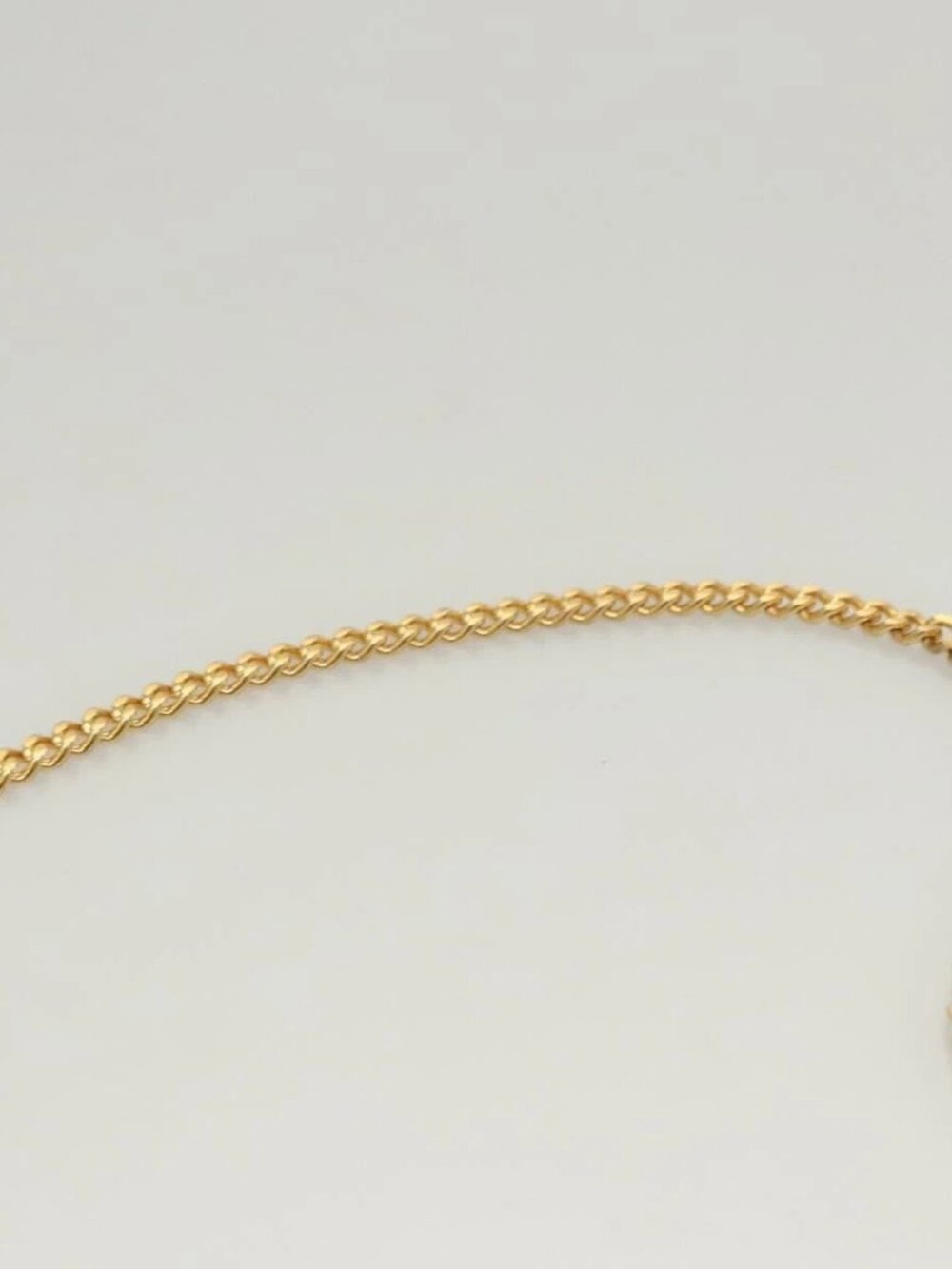 Christian Dior Trotter Canvas Chain Shoulder Bag Brown Gold Auth 117785 - Picture 8 of 15